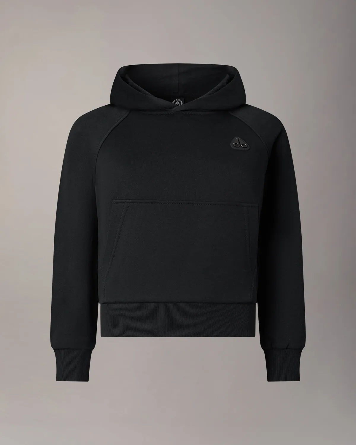 Moose Knuckles Yul Hoodie Sweat Enfant Noir Doux