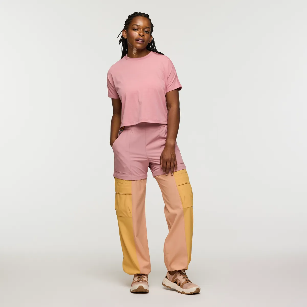 Cotopaxi Losdos pantalon zip-off femme Silver Leaf