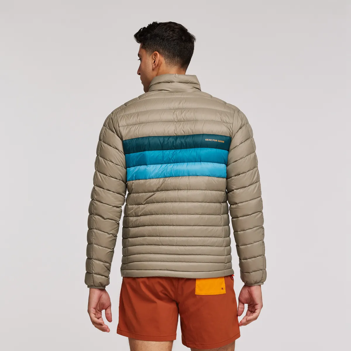 Cotopaxi Fuego doudoune homme Stone Burgundy Stripes
