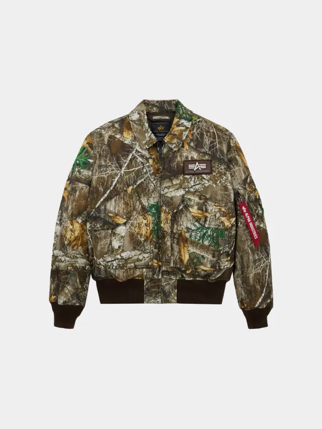 Alpha Industries CWU 45/P bomber camouflage Realtree