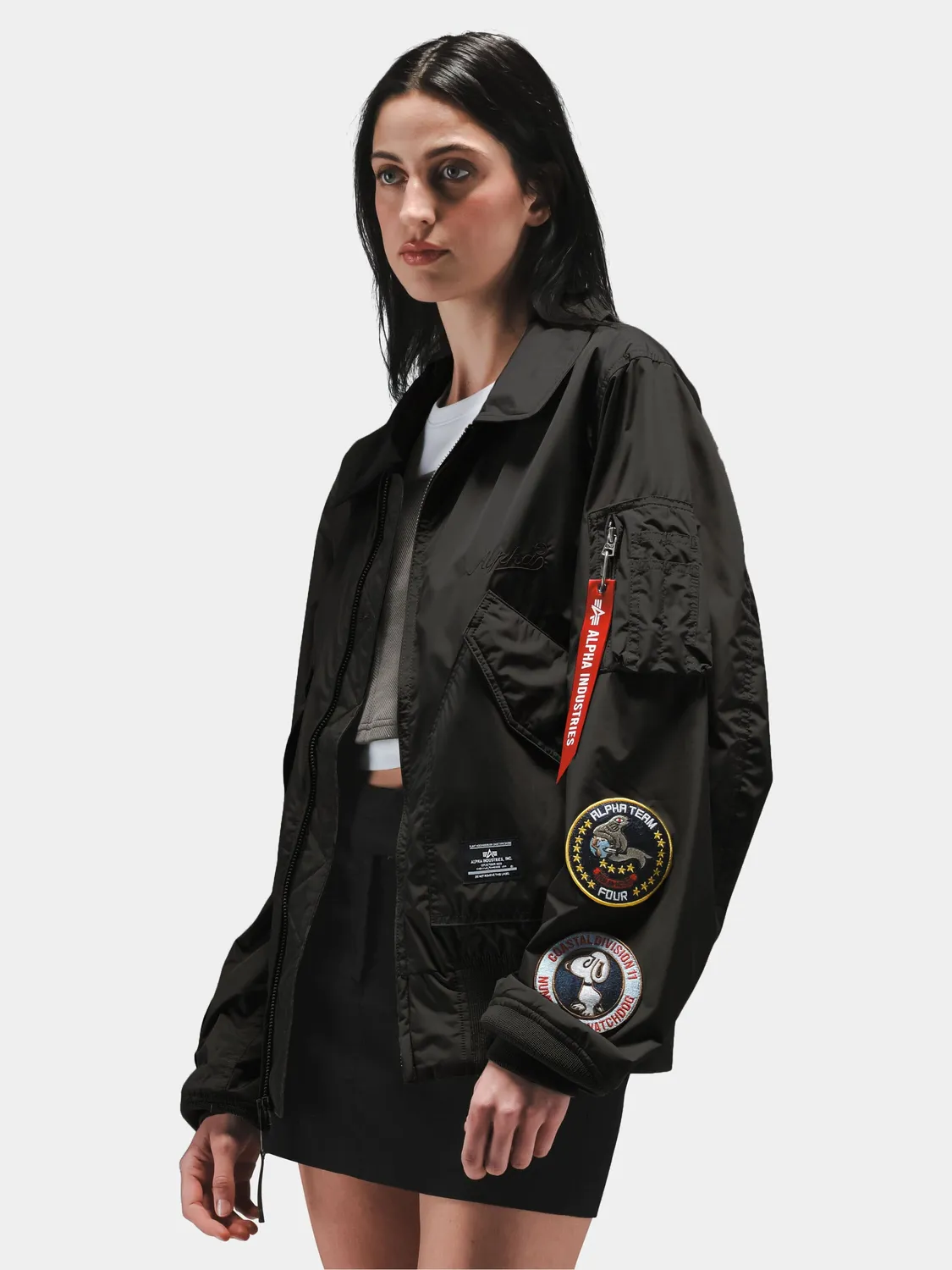 Alpha Industries CWU 36/P bomber noir léger déperlant