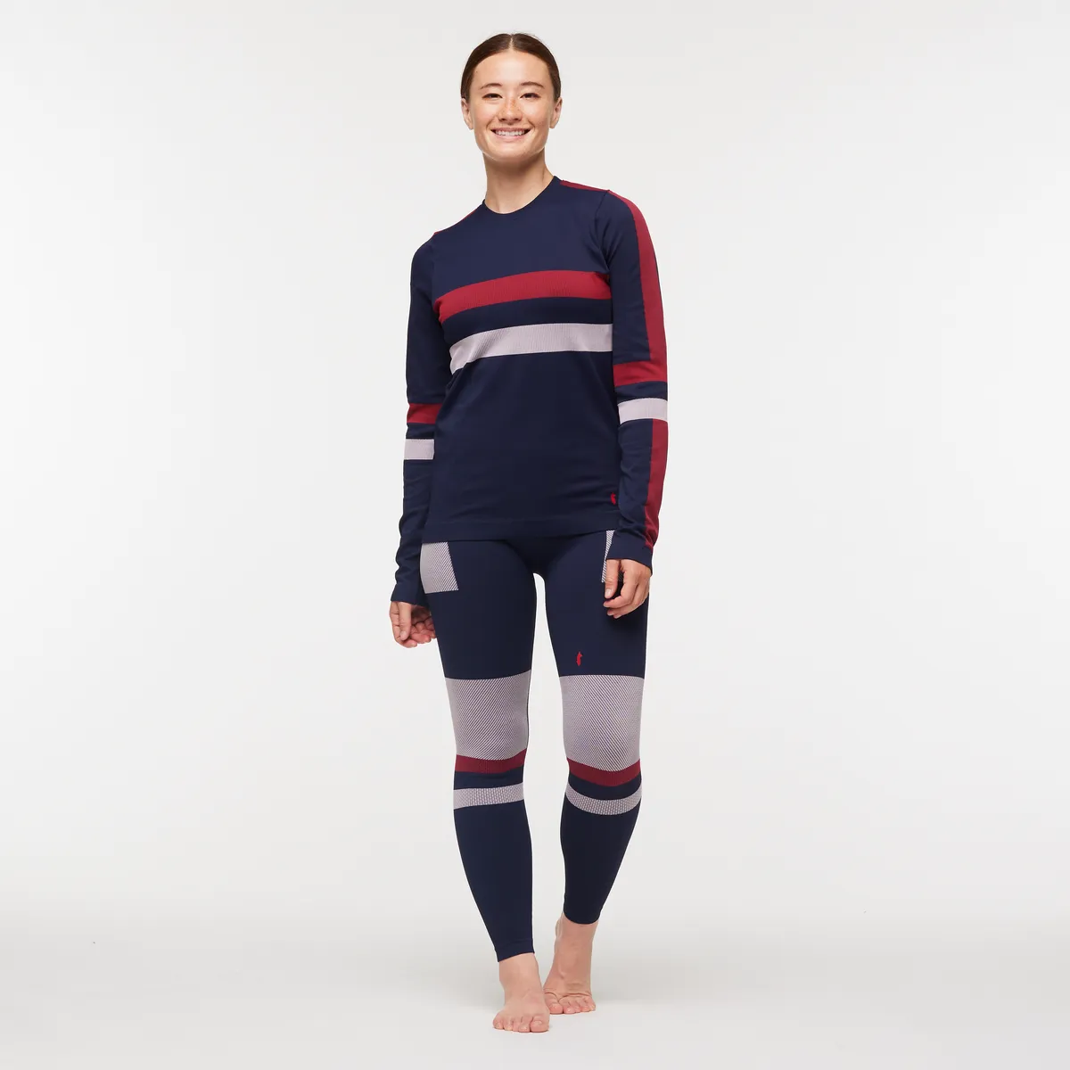 Cotopaxi Debajo sous-pull femme Ink Stripes sans coutures