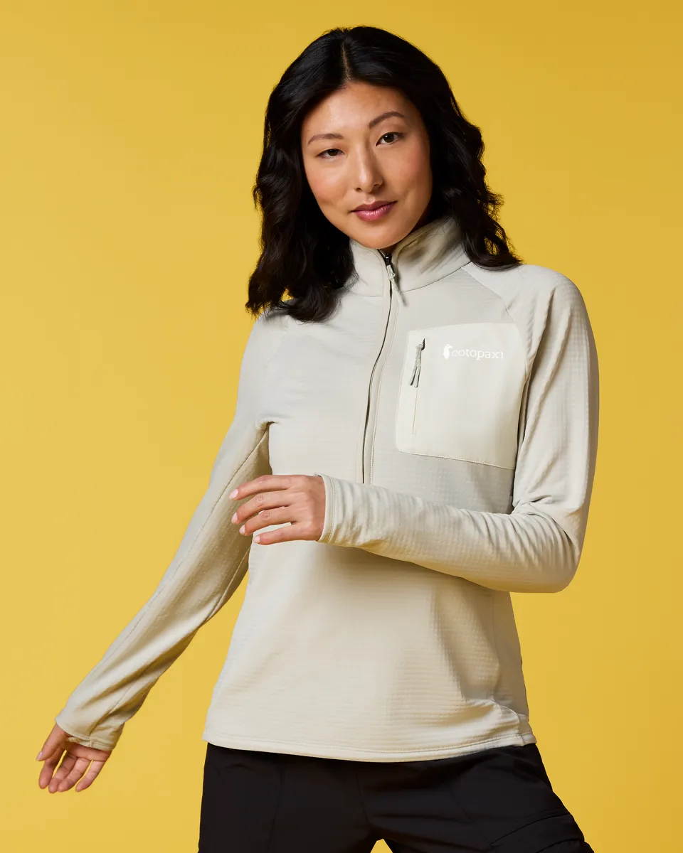 Cotopaxi Otero Half-Zip polaire femme Crimson respirant