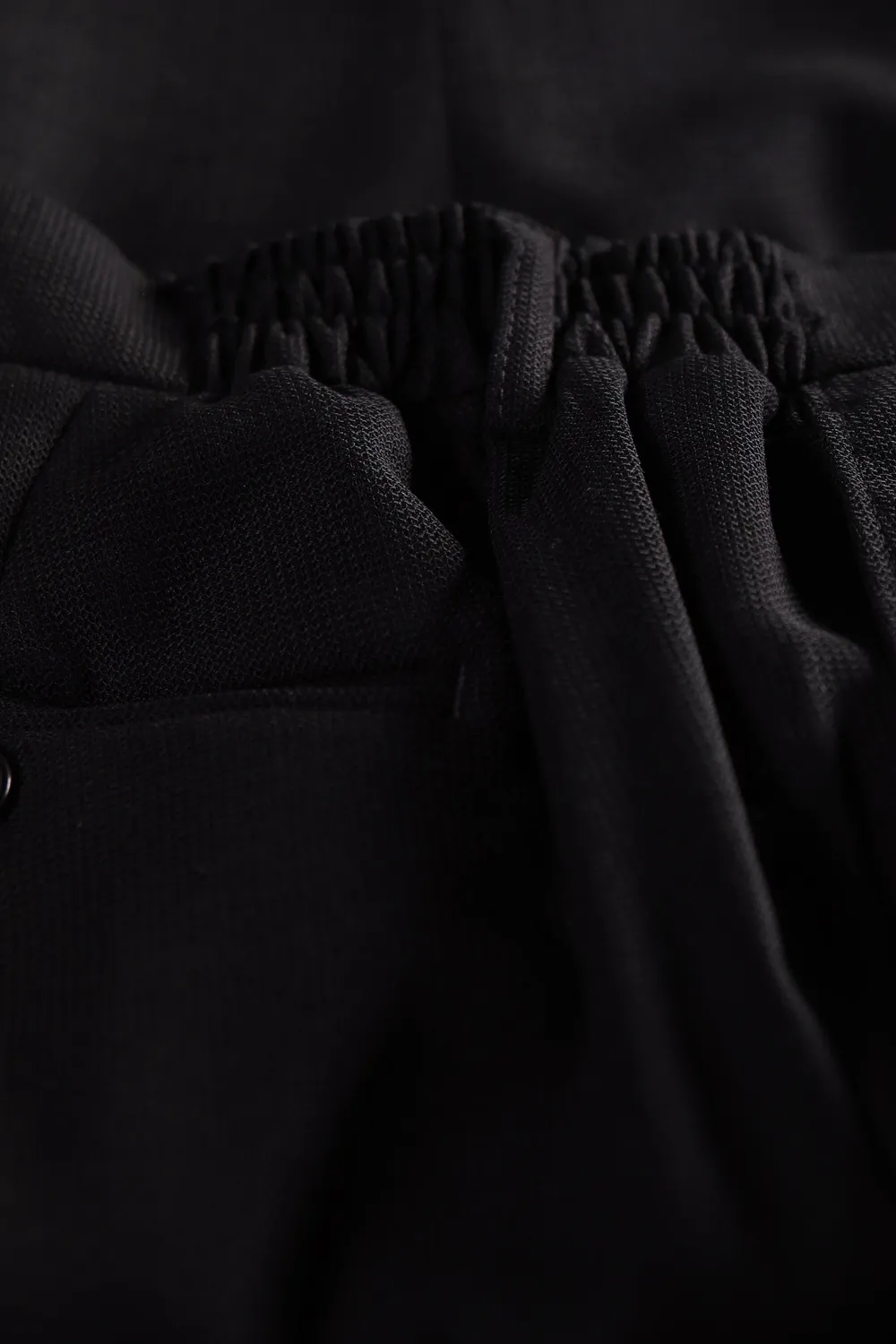 Hollington Vitinha taille élastique pantalon laine noir 44