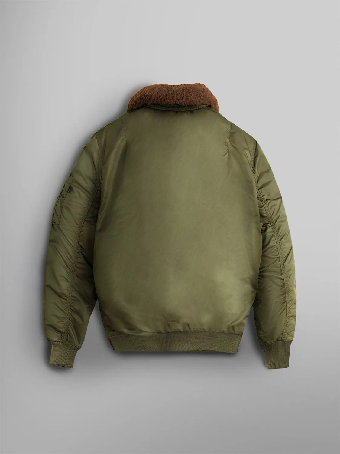 Alpha Industries B-15 Mod bomber noir col mouton