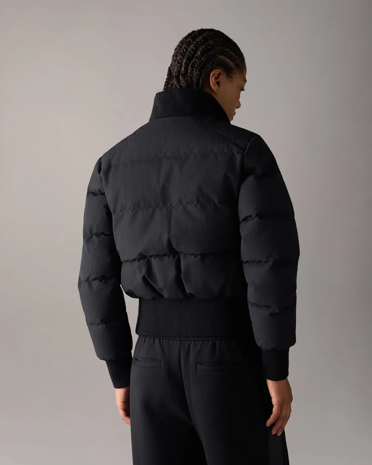 Moose Knuckles Banff bomber black