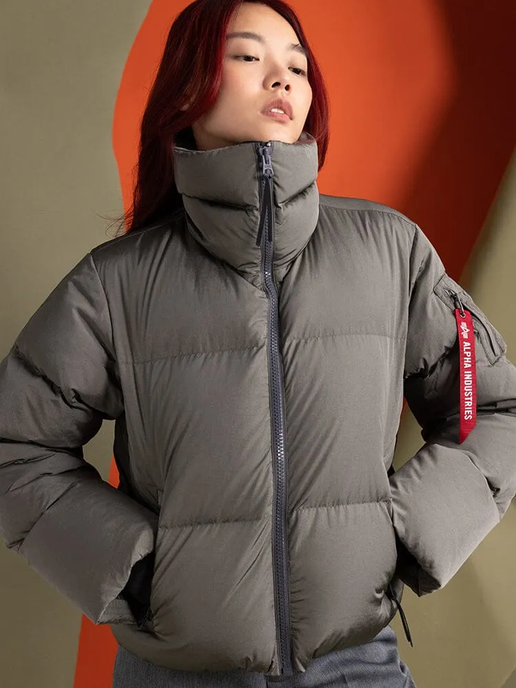 Alpha Industries Sierra Short doudoune parka gris femme