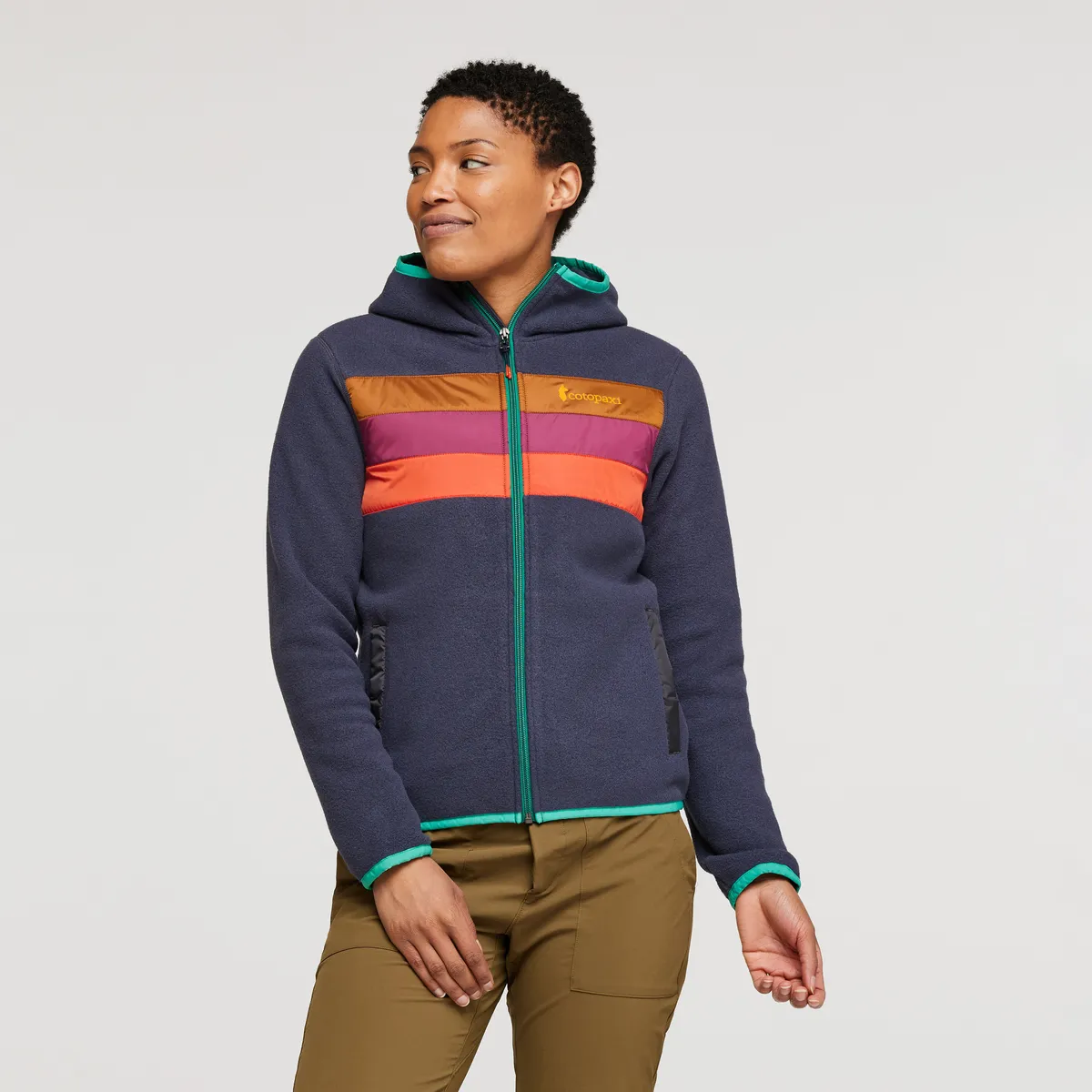 Cotopaxi Teca Fleece Hooded Full-Zip polaire femme Saturn