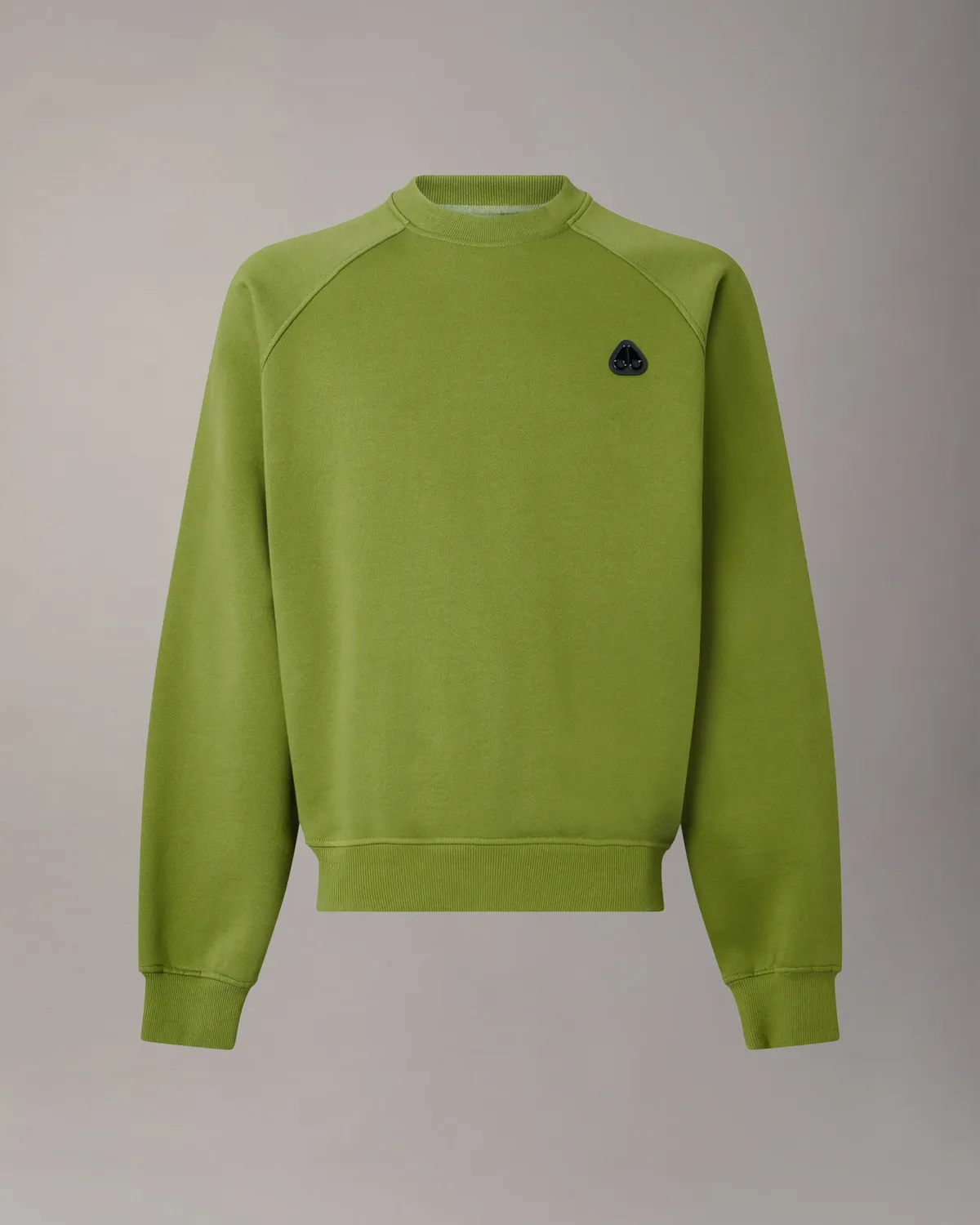 Moose Knuckles Yul sweatshirt col rond vert trèfle molleton