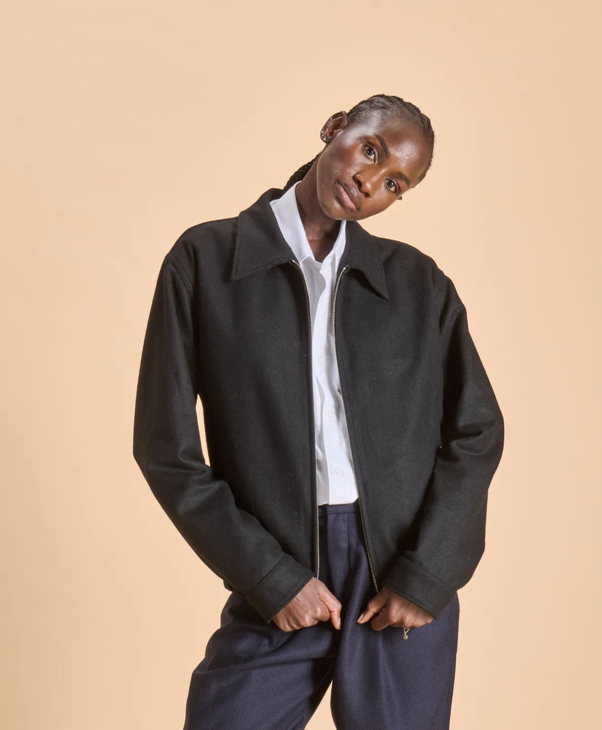 Soubacq Cadet blouson laine cachemire
