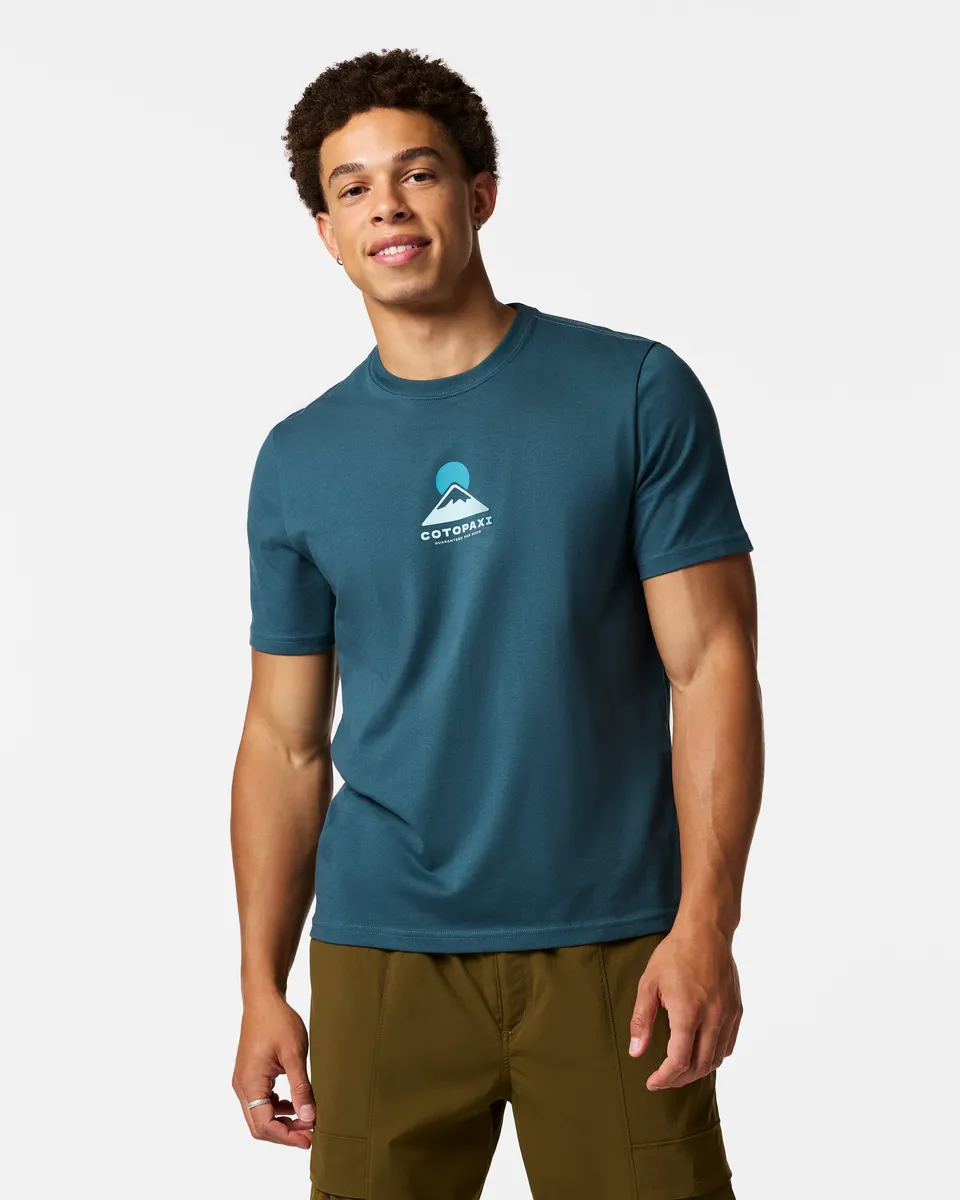 Cotopaxi Mountain t-shirt homme Ocean coton bio