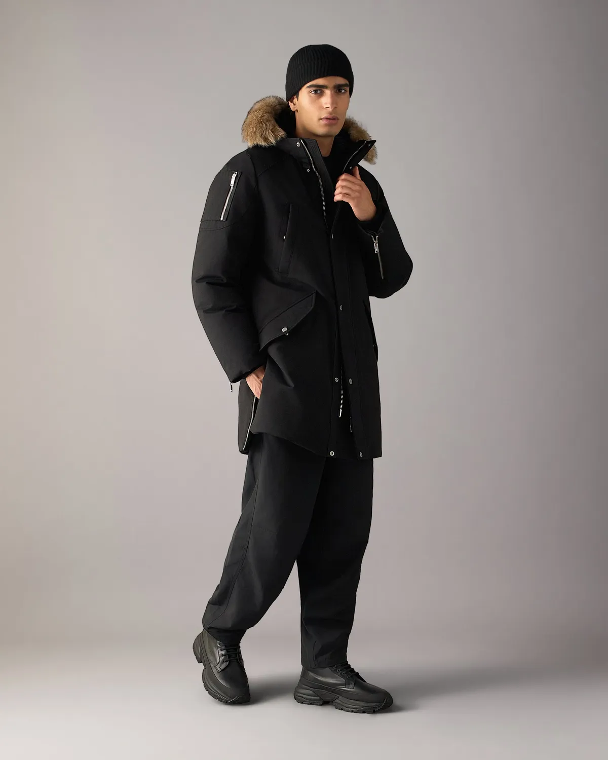 Moose Knuckles Original Stirling 2.0 parka noir-bronze duvet