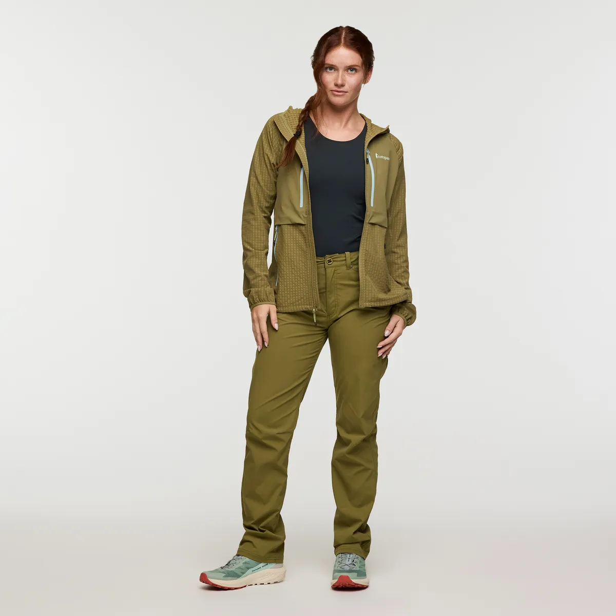 Cotopaxi Yermo veste femme Moss softshell capuche