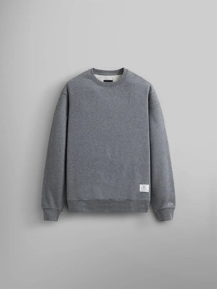 Alpha Industries Essential sweat col rond noir coton