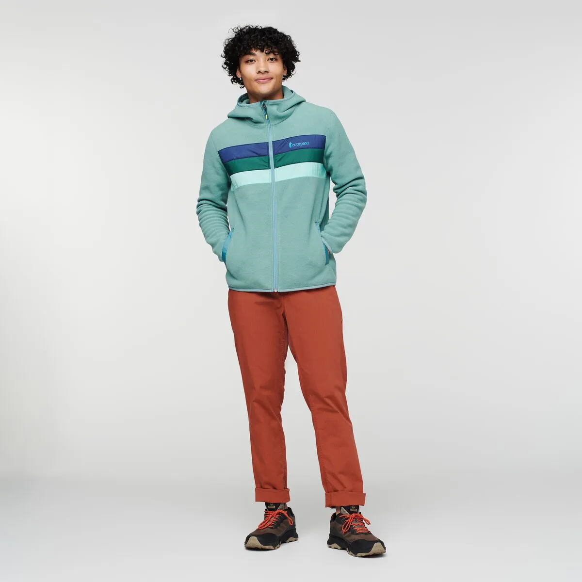 Cotopaxi Teca Fleece Hooded Full-Zip veste polaire Rusty Nail recyclée