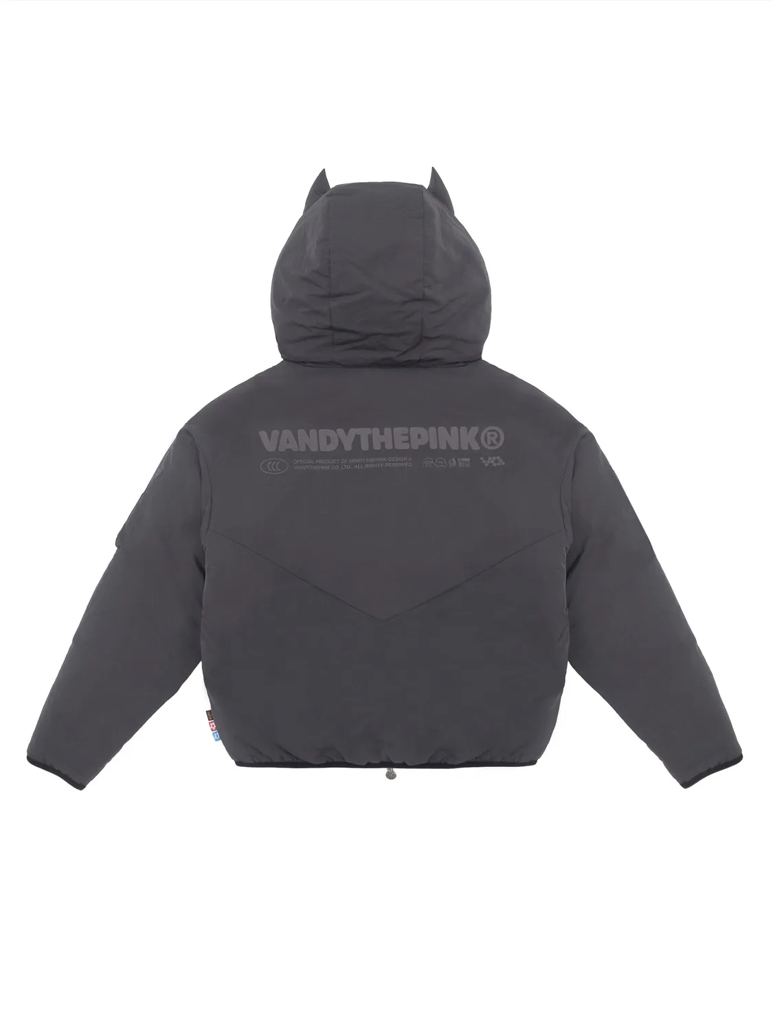 Alpha Industries Vandy The Pink Animal bomber gris brodé