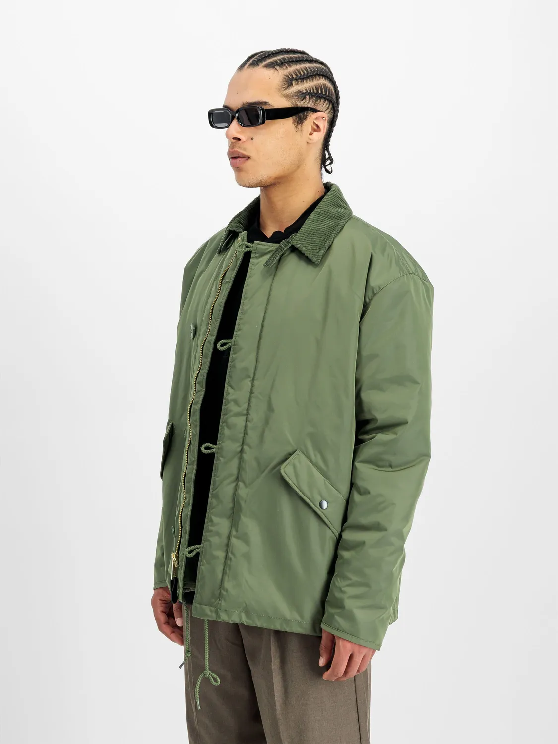 Alpha Industries ECW 1978 Heritage parka homme noire col coton