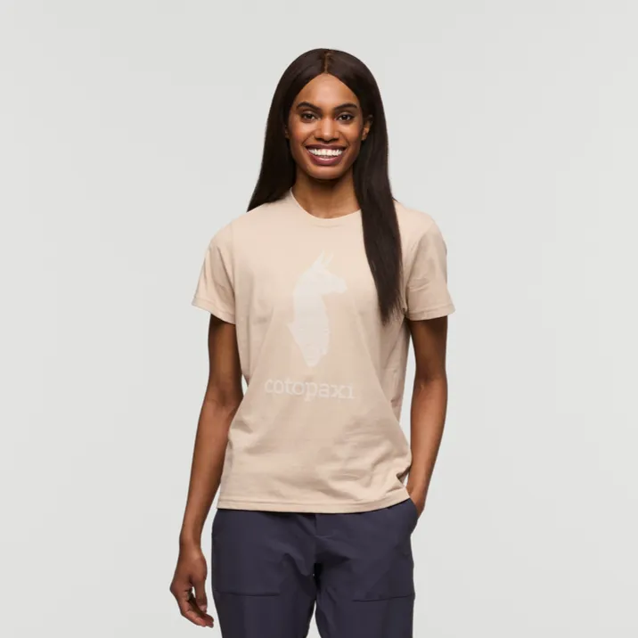 Cotopaxi Llama T-shirt Femme Heather Grey Coton Bio