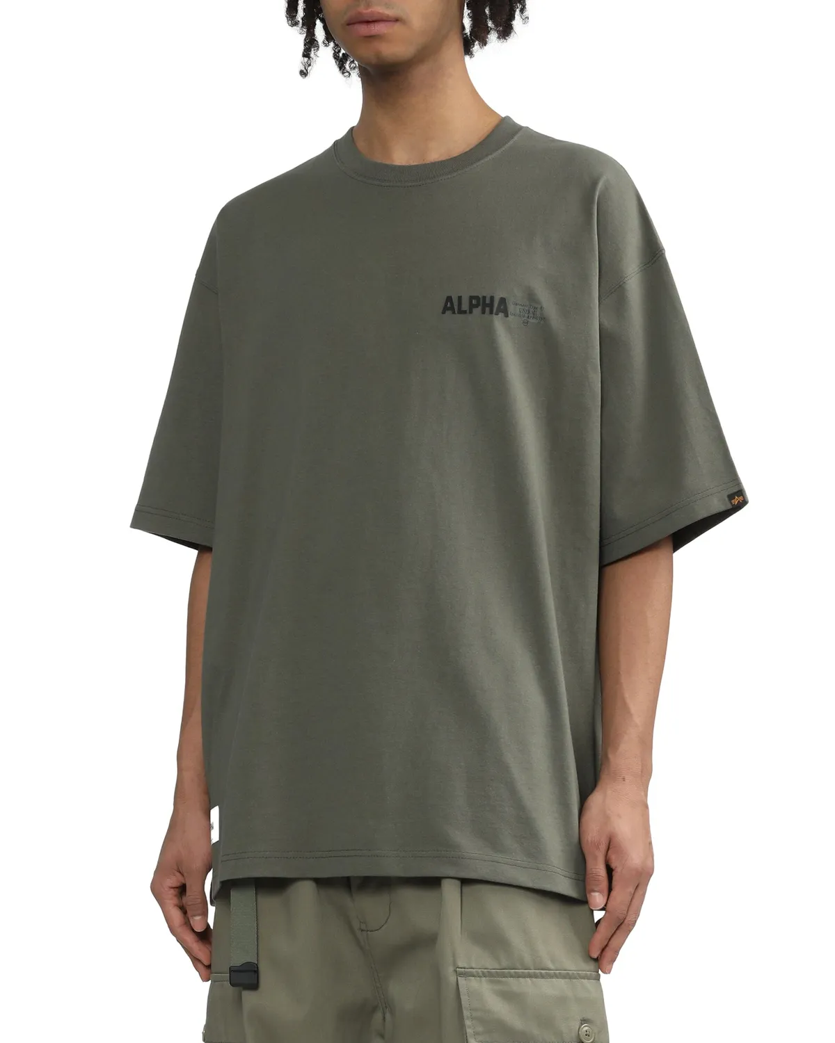 Alpha Industries UNFRM t-shirt olive coton