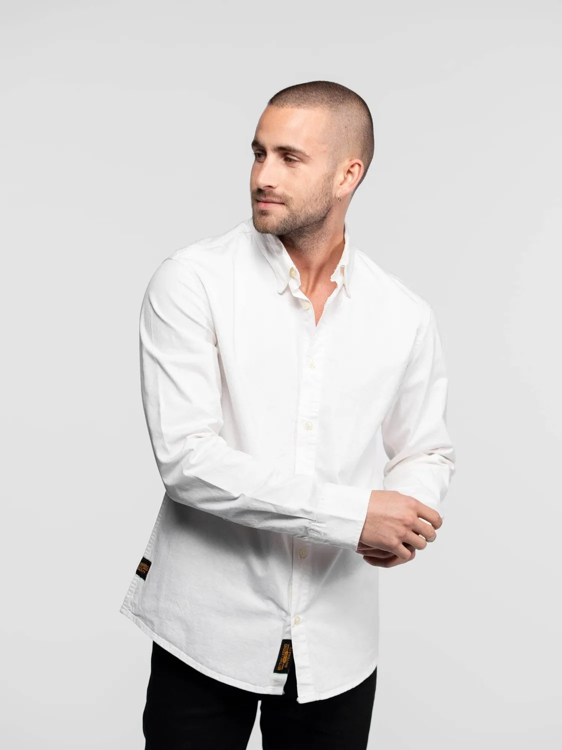 Daytona Arlington chemise coton bleu algiers stretch
