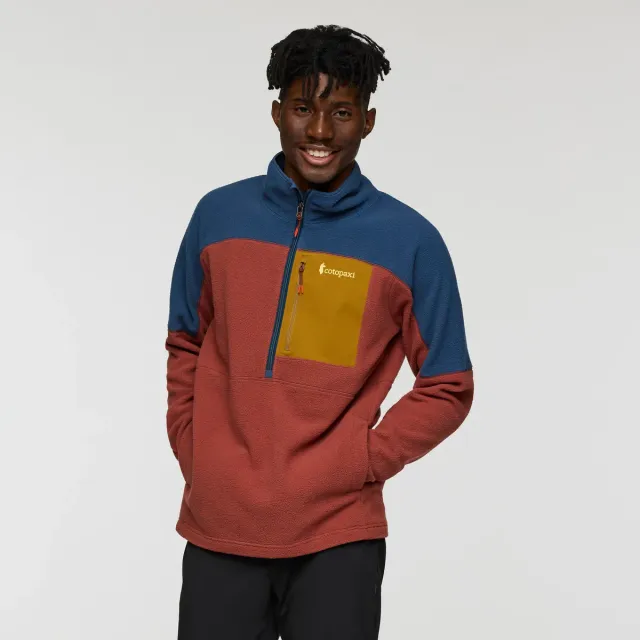 Cotopaxi Abrazo polaire homme demi-zip colorblock chaude