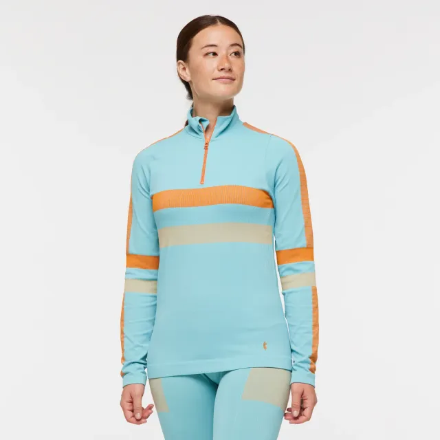 Cotopaxi Debajo pull thermique femme Ink Stripes zip