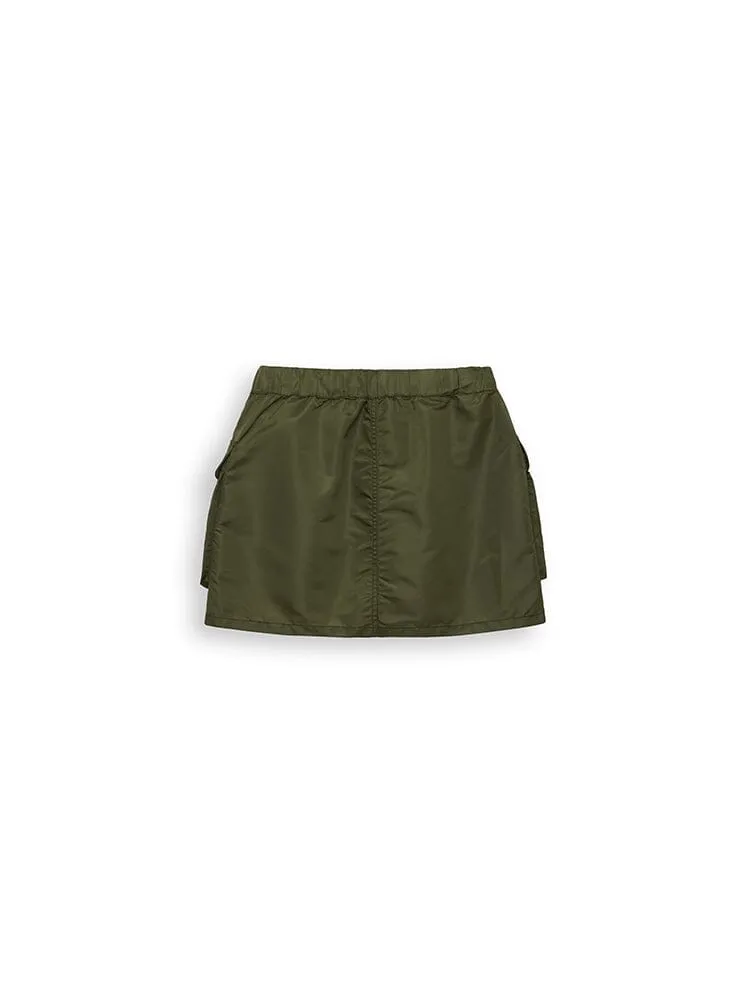 Alpha Industries Flight Nylon mini-jupe vert decontracte