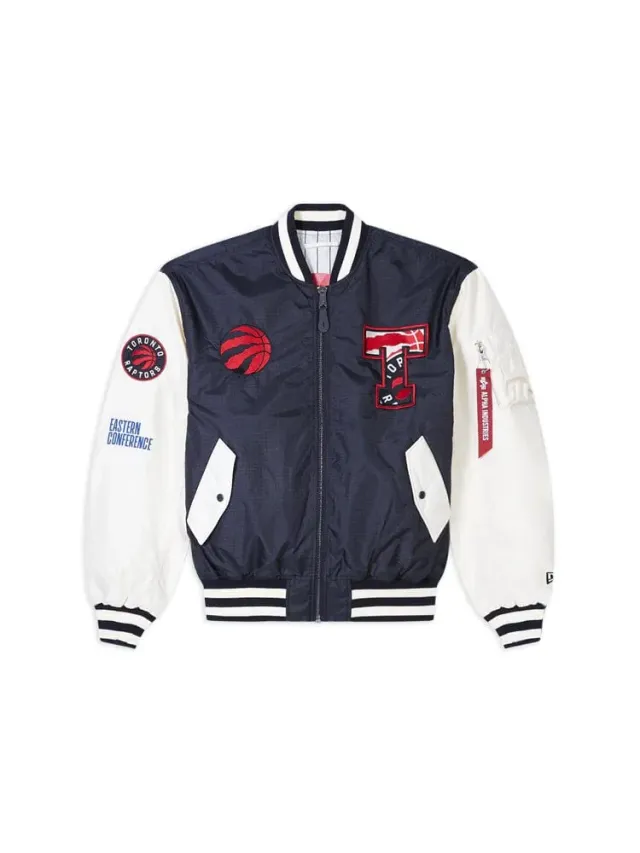 Alpha Industries L-2B Toronto Raptors bomber noir réversible