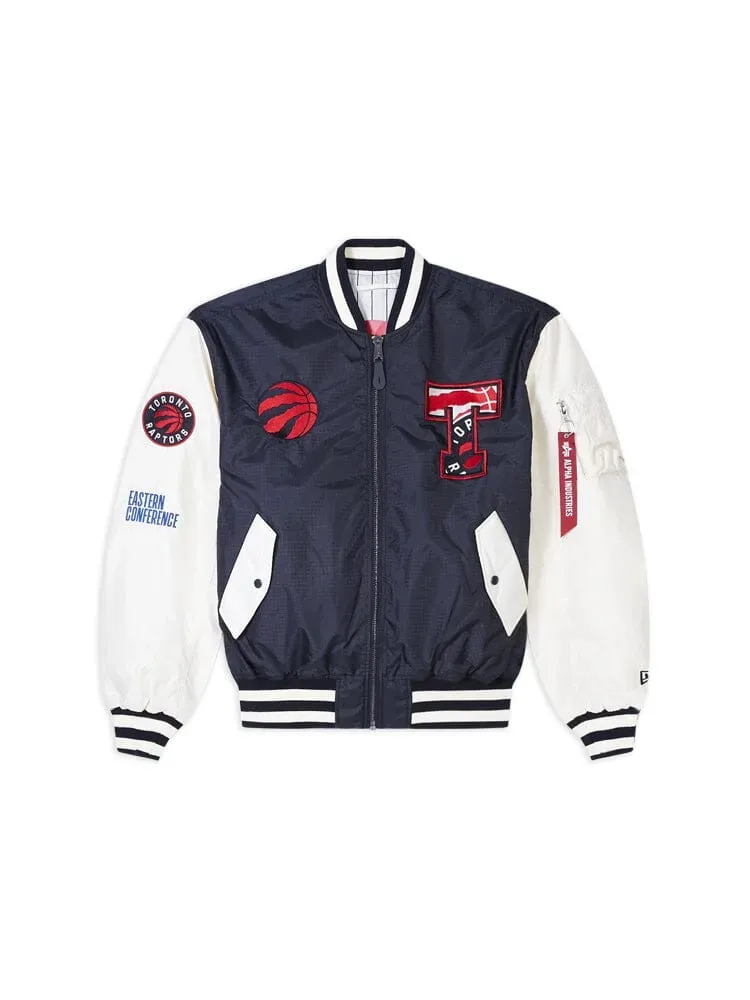 Alpha Industries L-2B Toronto Raptors bomber noir réversible