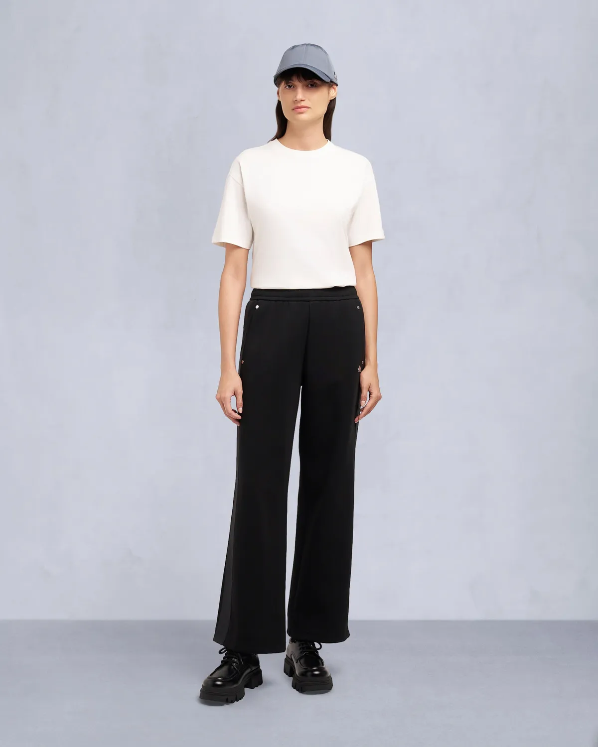 Moose Knuckles Mixed Media pantalon large noir