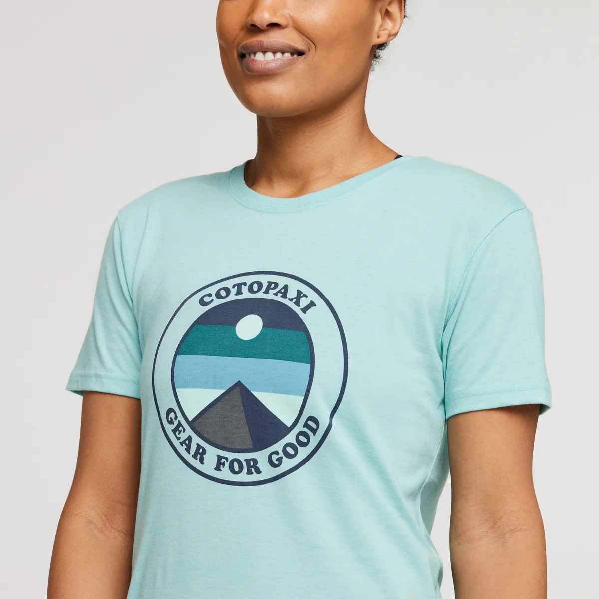 Cotopaxi Sunny Side t-shirt femme coton bio gris chiné