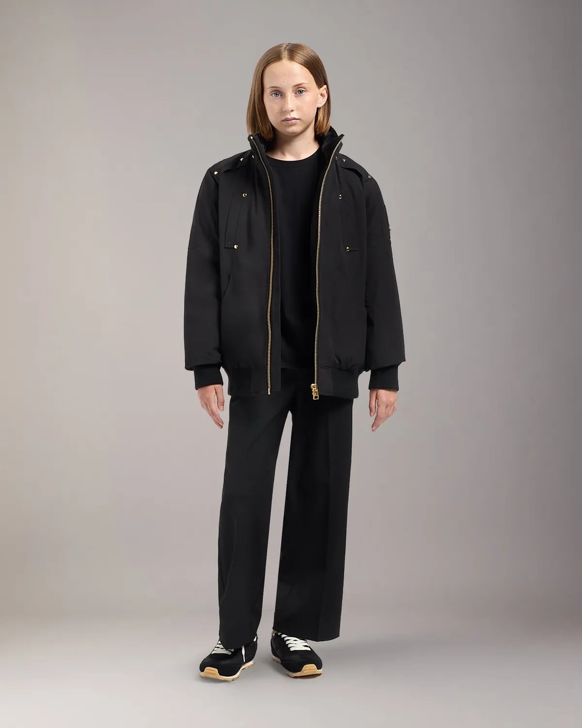 Moose Knuckles Original bomber enfant duvet noir