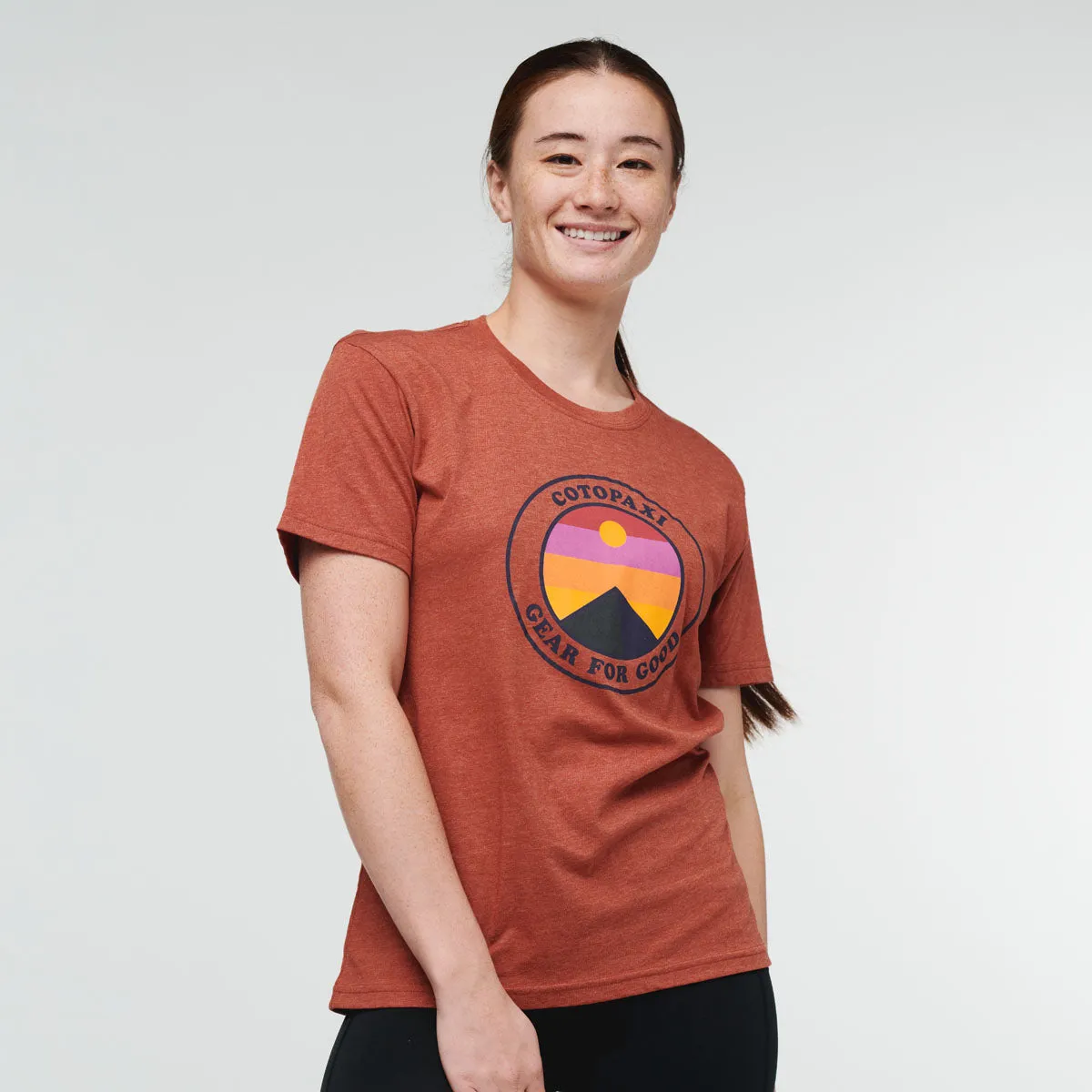 Cotopaxi Sunny Side t-shirt femme Spice coton bio