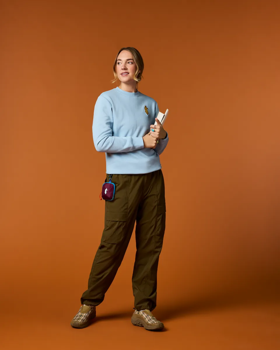 Cotopaxi Lava Llama sweat femme Azure coton bio