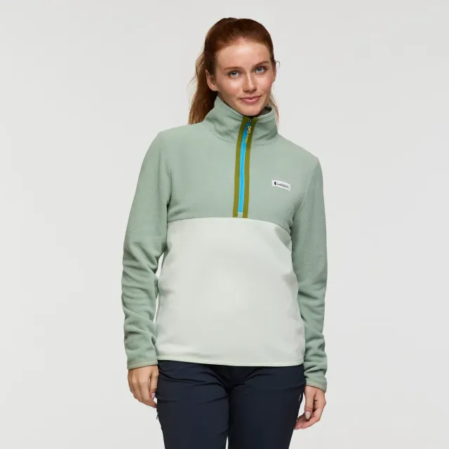 Cotopaxi Amado Pull polaire femme Sea Spray demi-zip