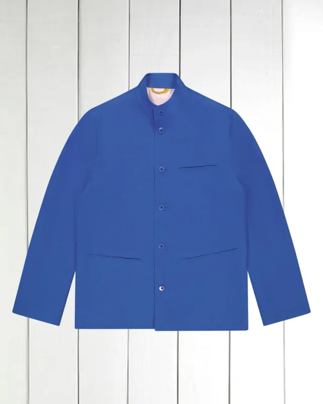 HOLLINGTON Megève veste lin pur bleu léger été