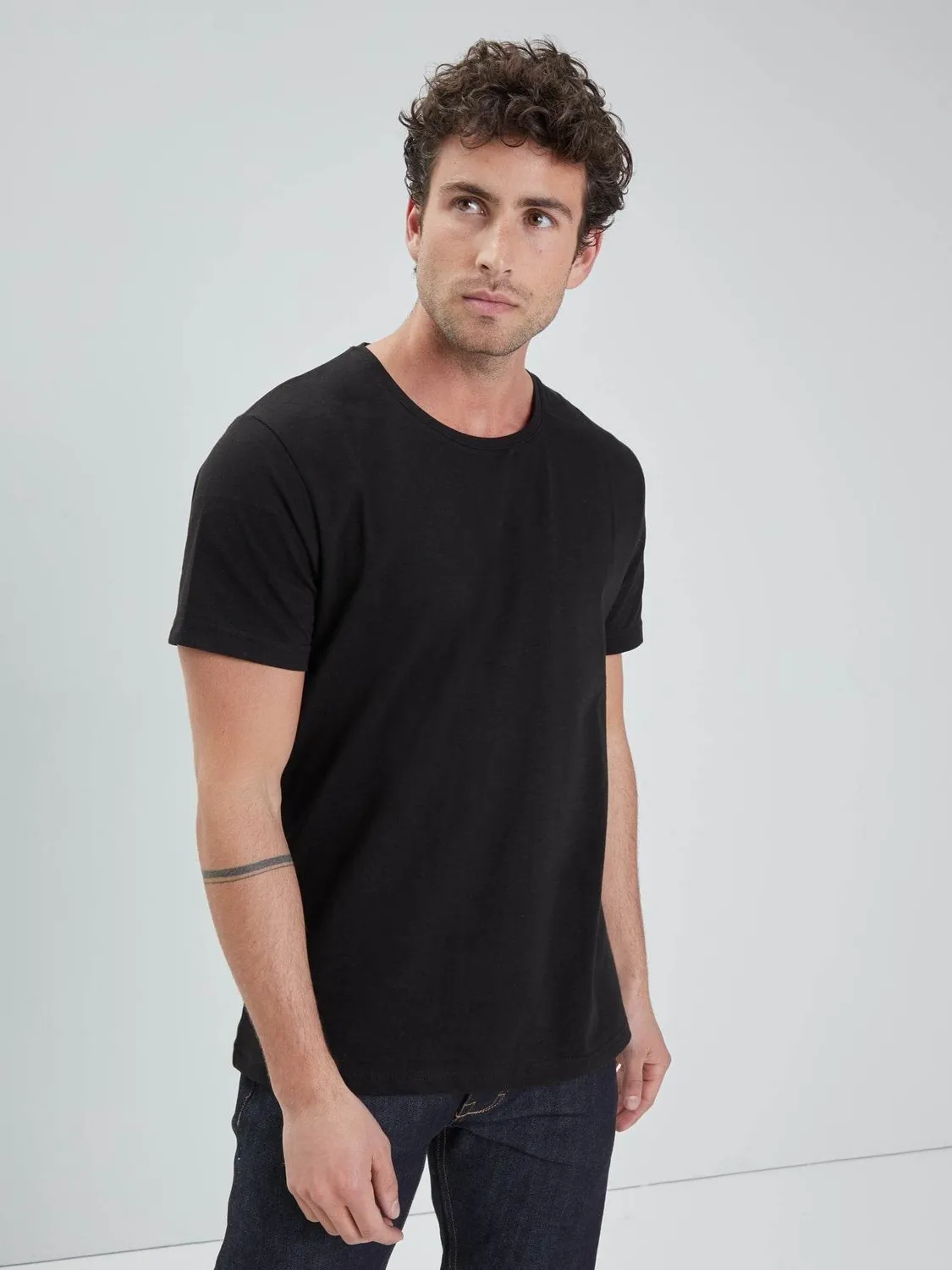 Daytona Venon t-shirt col rond black coton essentiel