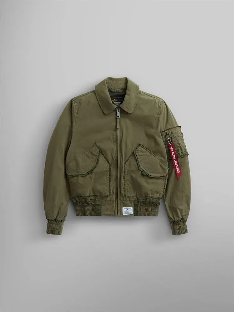 Alpha Industries CWU 36/P Mod blouson bomber femme vert délavé