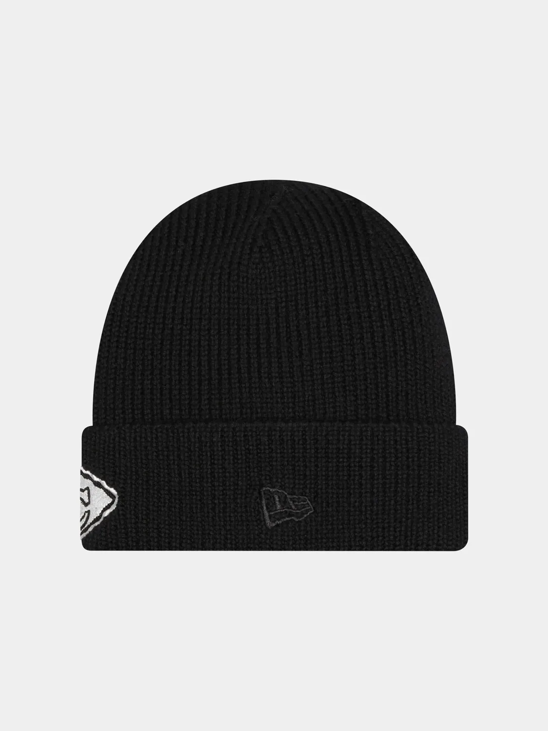 Alpha Industries Chiefs New Era Short Cuff bonnet noir merinos