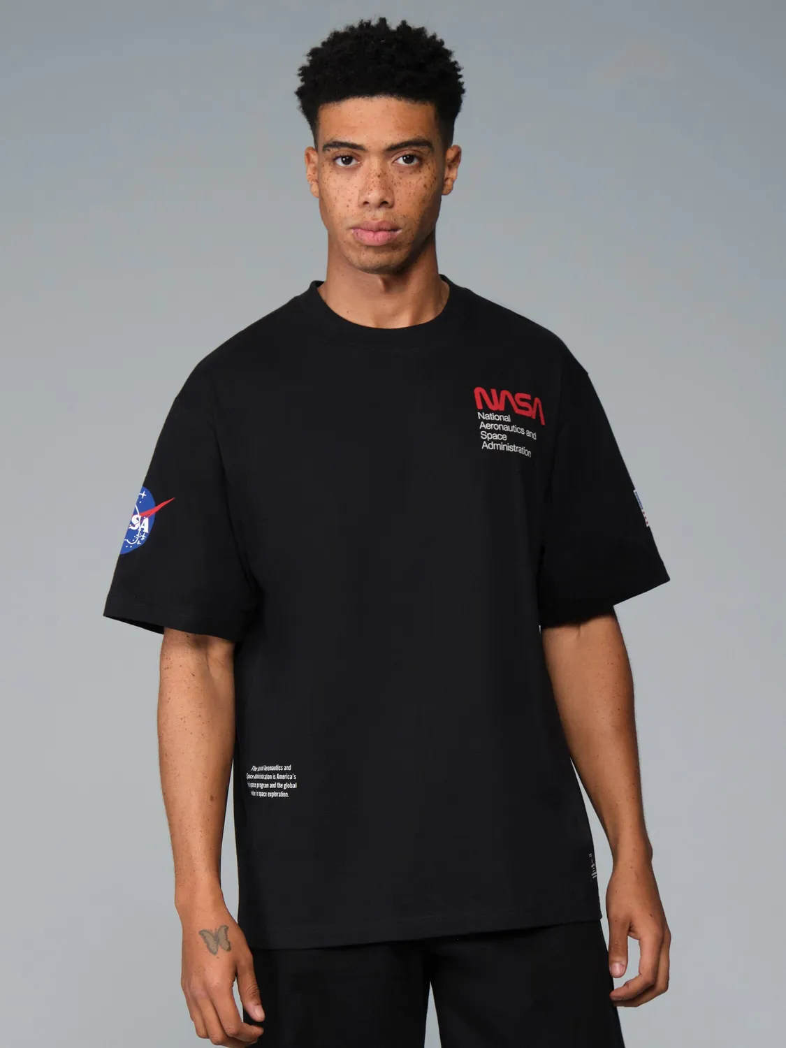 Alpha Industries NASA Worm t-shirt coton noir