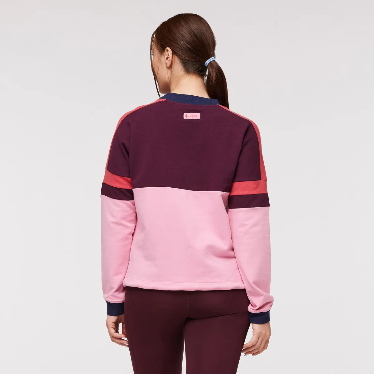 Cotopaxi Bandera sweatshirt femme Wine coton bio
