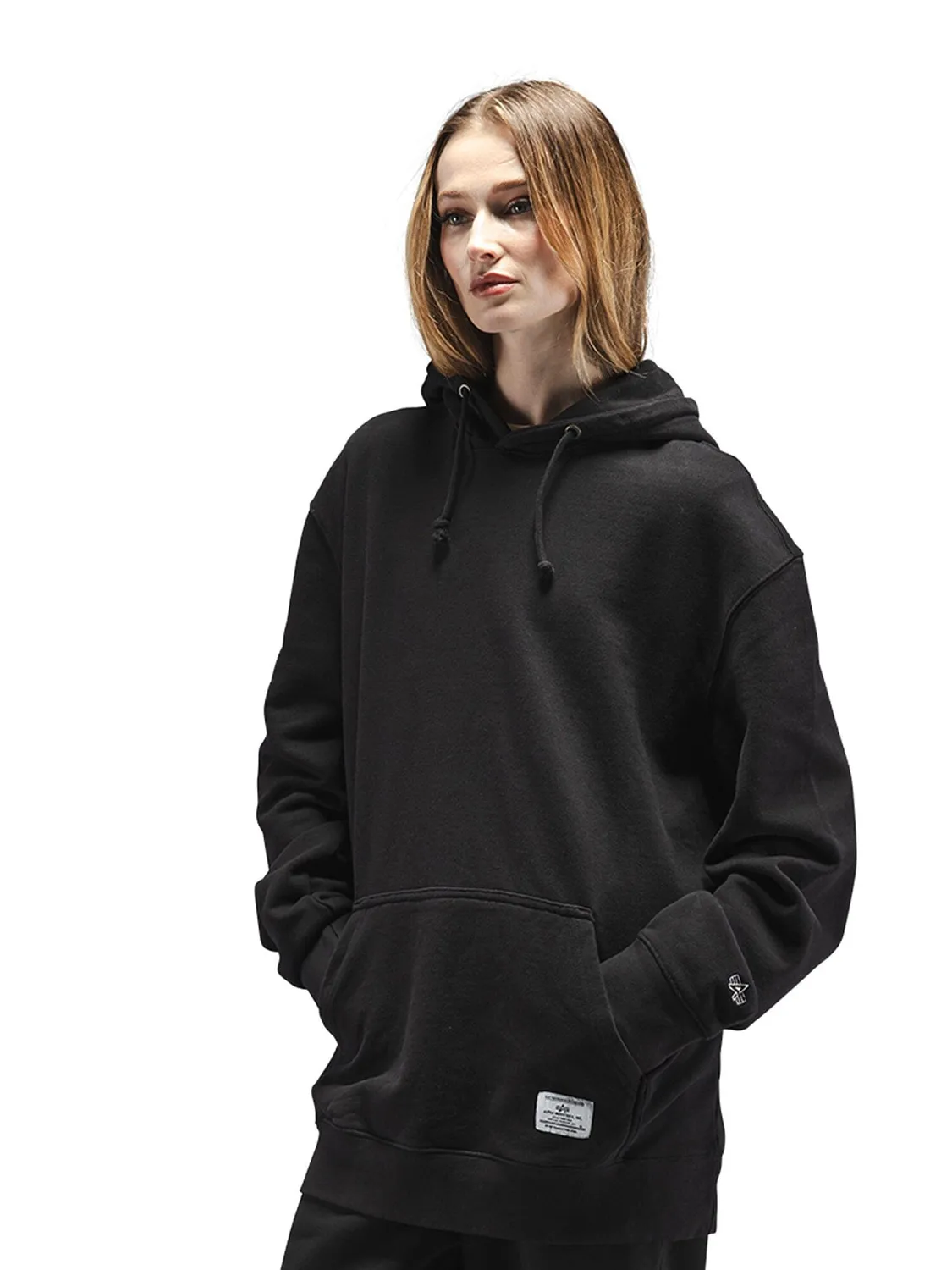Alpha Industries Essential sweat capuche noir Gen II coton