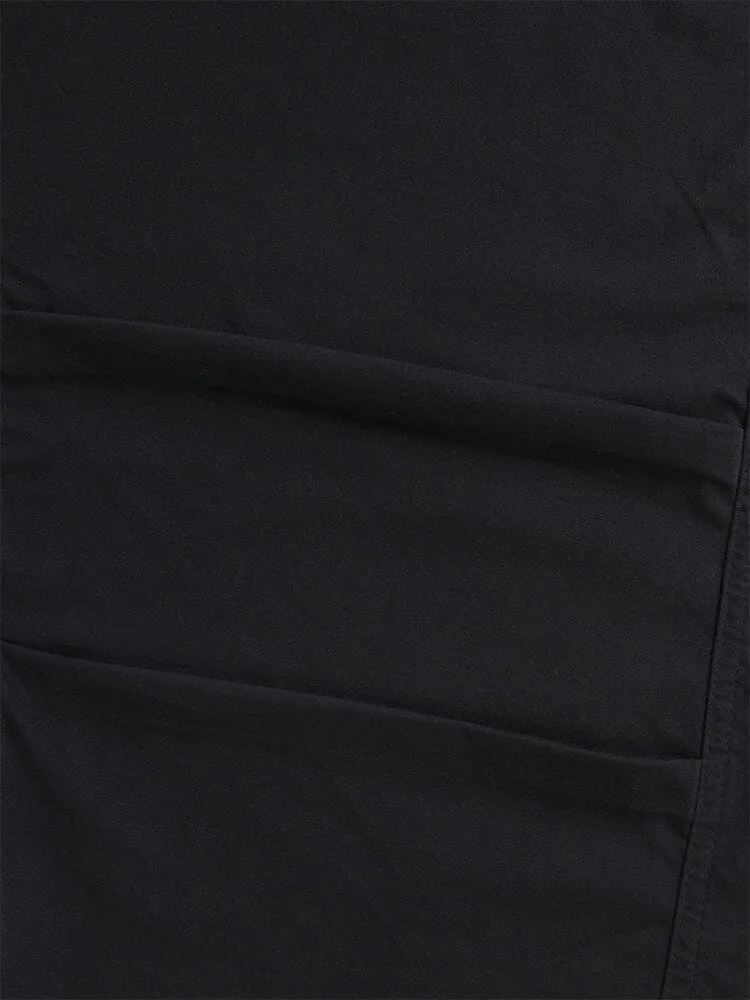 Alpha Industries Barrel pantalon coton noir taille haute femme