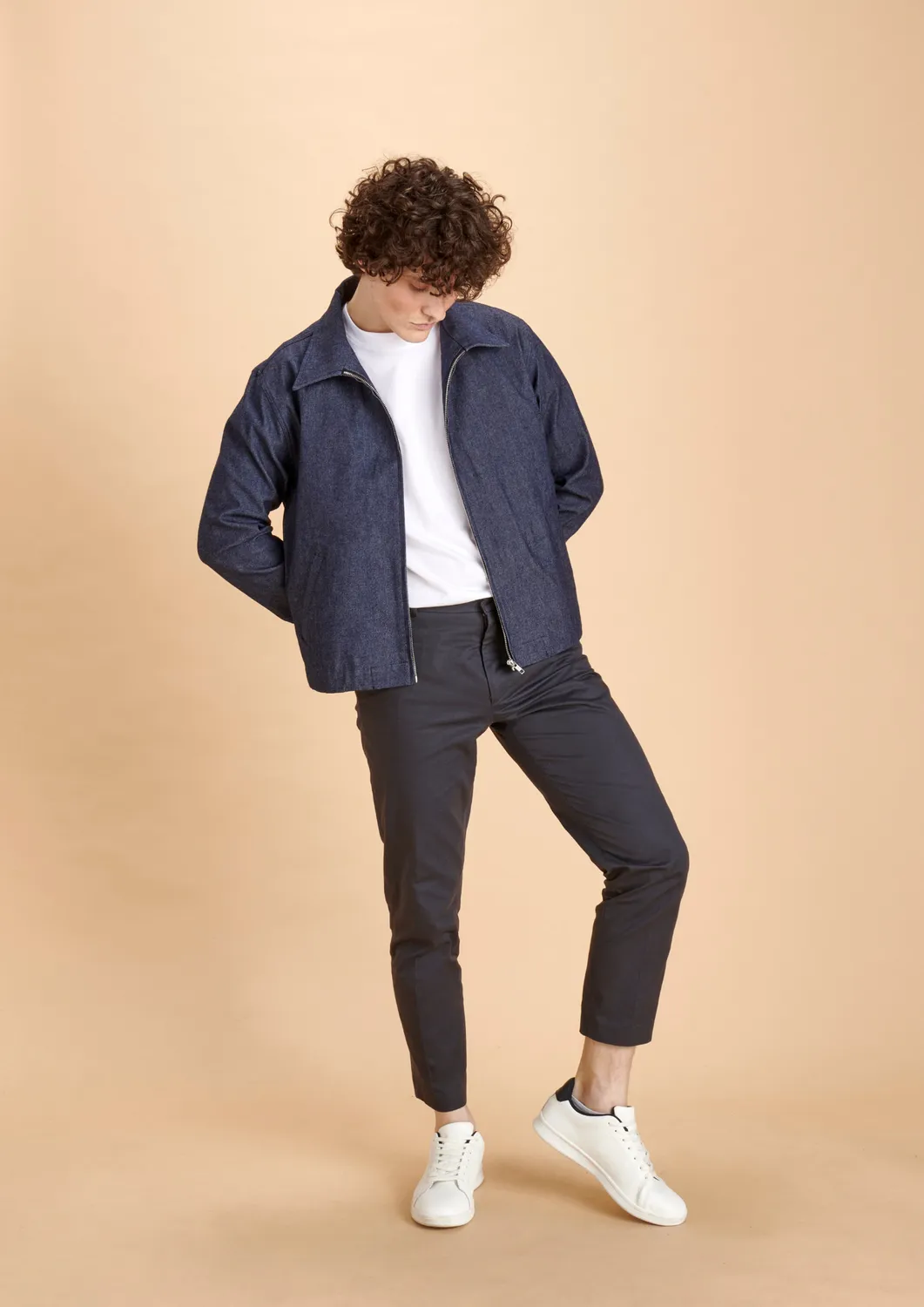 SOUBACQ Malte blouson jean denim japonais
