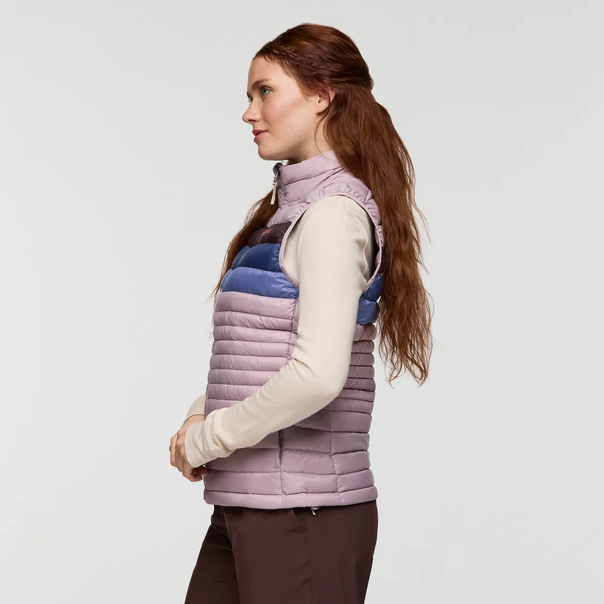 Cotopaxi Fuego gilet femme Quartz Stripes duvet 800