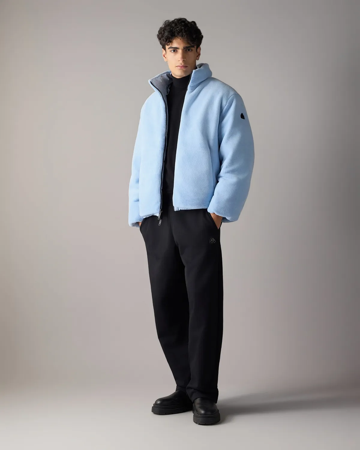 Moose Knuckles Kings doudoune réversible bleu ice