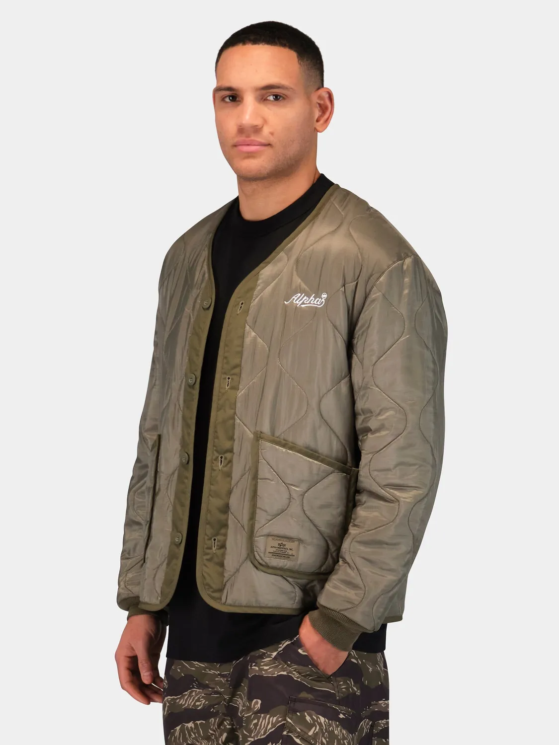 Alpha Industries ALS/92 liner matelassé vert léger