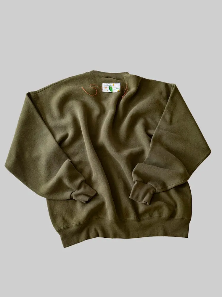 Transnomadica x Alpha sweat sage upcycle coton
