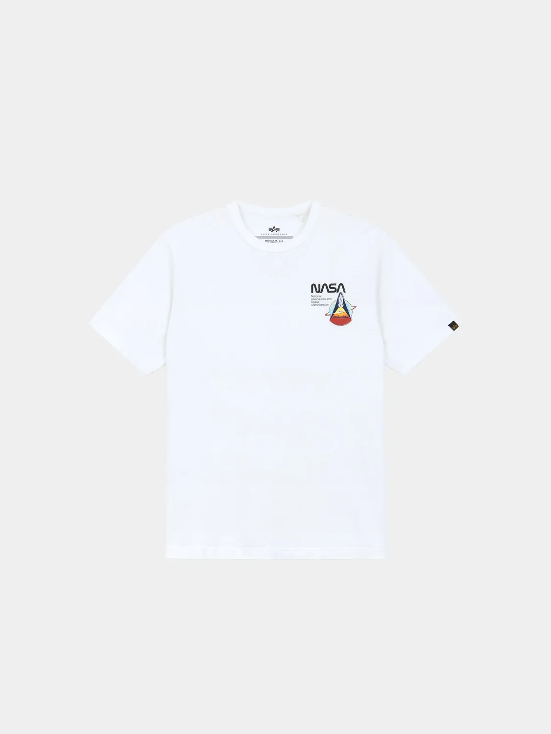 Alpha Industries NASA Columbia STS-1 t-shirt blanc coton