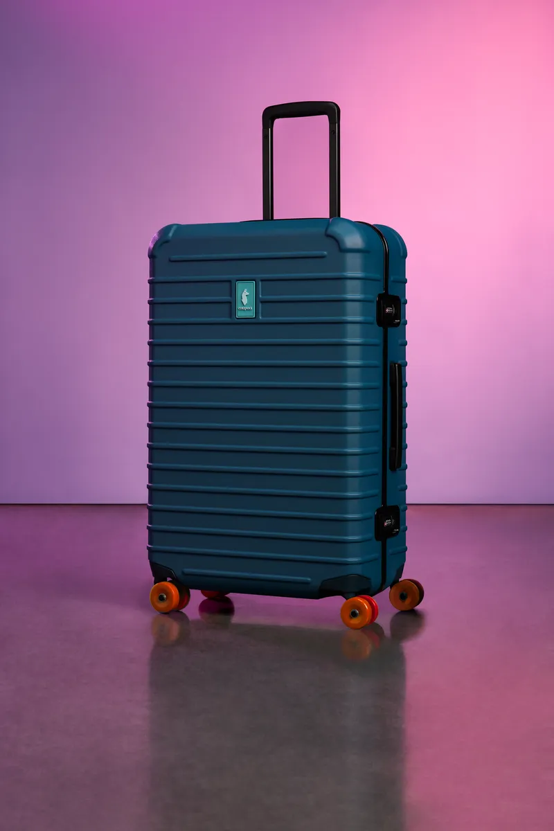 Cotopaxi Coraza valise soute Blue Spruce 4 roues